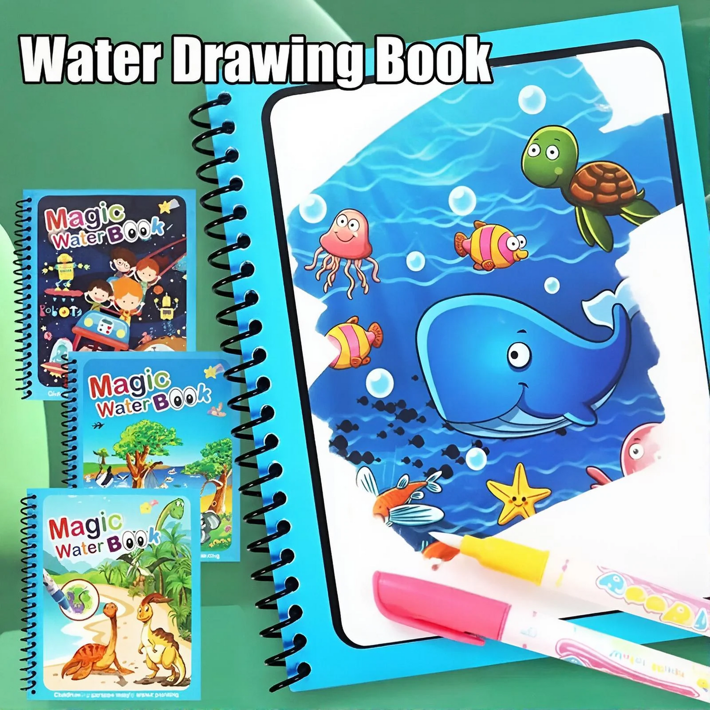 Reusable Water Magic Book For Kids