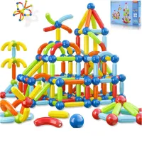 Magnetic Toys for Kids Colorful Blocks