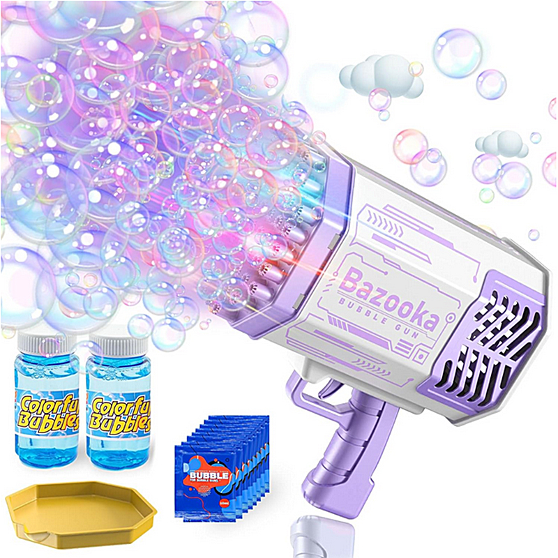 Bubble Gun Bazooka Bubble Machine for Kids