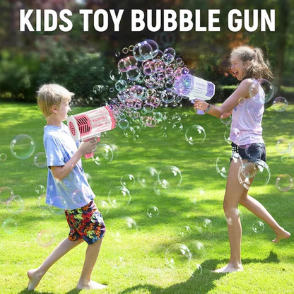Bubble Gun Bazooka Bubble Machine for Kids