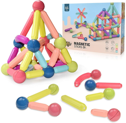 Magnetic Toys for Kids Colorful Blocks
