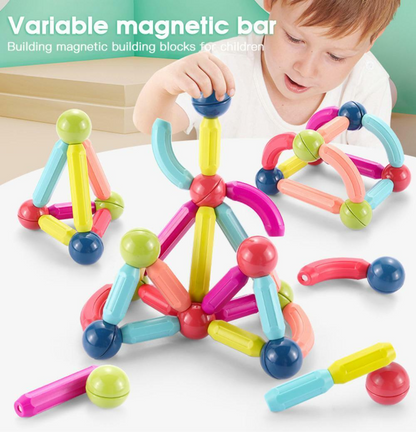 Magnetic Toys for Kids Colorful Blocks
